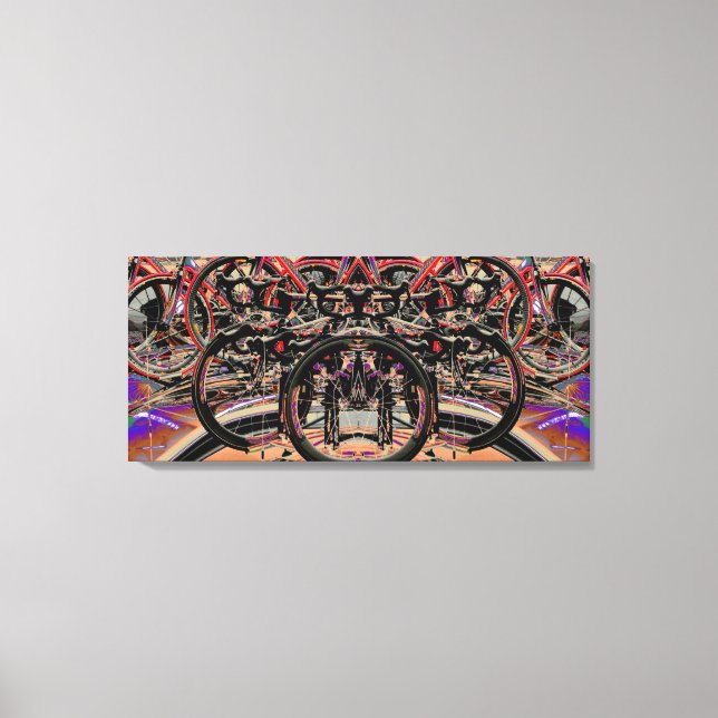 Impressão Em Tela Abstrato Bikes (Volta ao Reino Unido 2010) Posters (Frente)