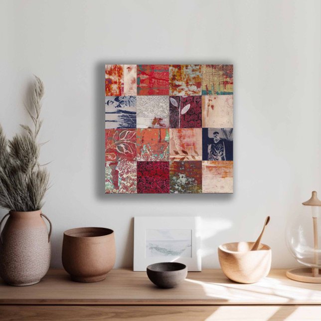 Impressão Em Tela Abstrato Botânica (Criador carregado)