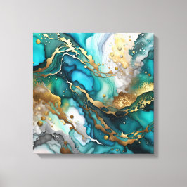 Impressão Em Tela Abstrato colorido