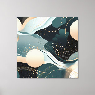 Impressão Em Tela Abstrato, cor-de-rosa e design moderno rosa-claro