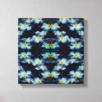 Abstrato das Flores White Clematis