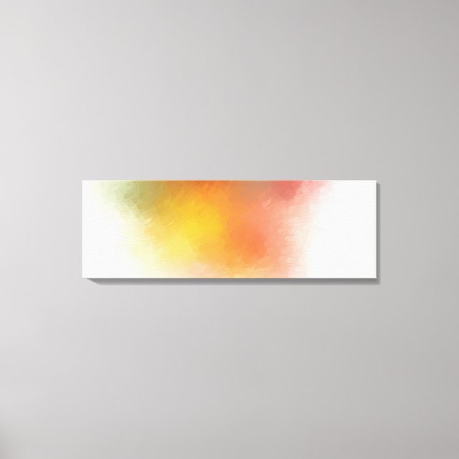 Impressão Em Tela Abstrato de Arte Moderna Colorida Amarelo (Frente)