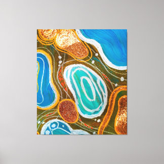 Impressão Em Tela Abstrato de arte moderna luxuosa e elegante