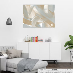 Impressão Em Tela abstrato de arte Sandy Tornado 24 x 18"