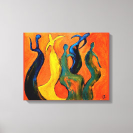 Impressão Em Tela Abstrato de celebração