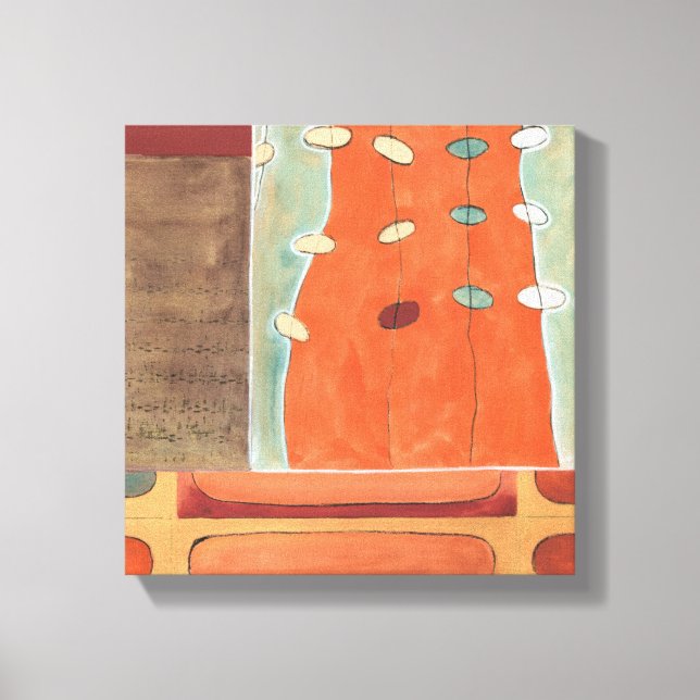 Impressão Em Tela Abstrato de Ovos por Erica J Vess (Frente)