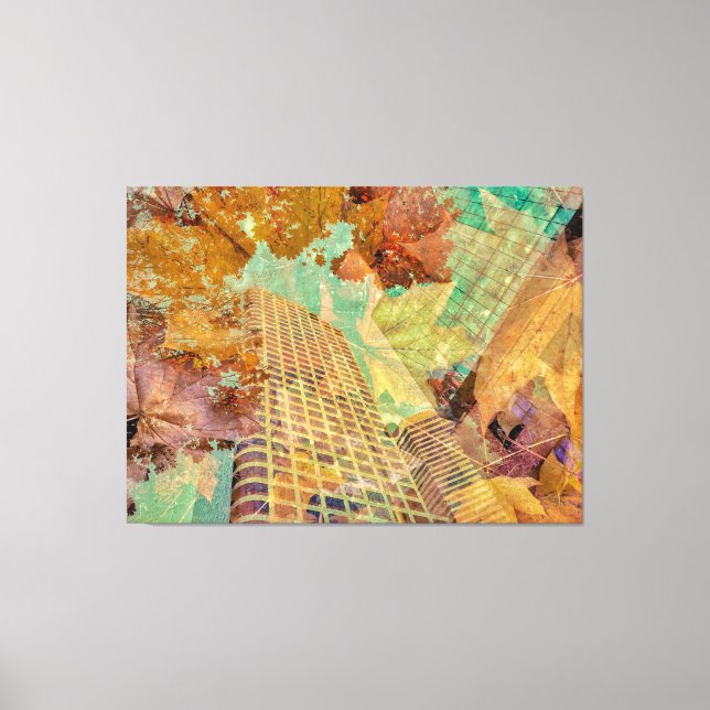 Impressão Em Tela Abstrato de queda (Frente)