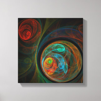 Impressão Em Tela Abstrato de renascimento preto e branco