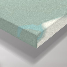 Impressão Em Tela Abstrato de Teal Tranquil