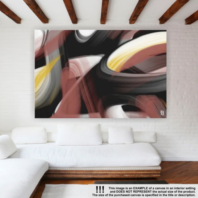 Impressão Em Tela abstrato de Tendência de 42 x 32", com tecnologia  (Criador carregado)