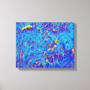 Impressão Em Tela Abstrato de Textura Distintiva