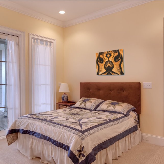 Impressão Em Tela Abstrato Desert Brown Impresso em Tela Esticada (Criador carregado)