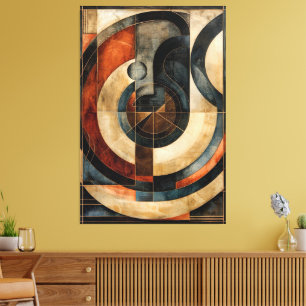 Impressão Em Tela Abstrato Essência