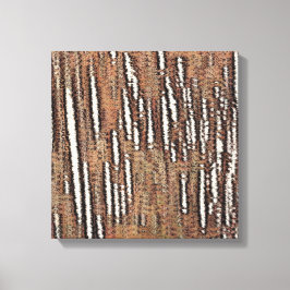 Impressão Em Tela Abstrato Forest-Red