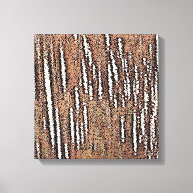 Impressão Em Tela Abstrato Forest-Red (Frente)