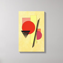 Impressão Em Tela Abstrato Formas