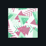 Impressão Em Tela abstrato fresco dos anos 80 | Padrão de formas ros<br><div class="desc">#abstractart Moedas d'água feminina feminina inspiraram a moderna abstrato geométrica contemporânea de pop-arte em um lúdico verde-mint, roxo rosado e paleta verde-sábio celebrando os anos 90 e 1980 com gráficos retrô totalmente incríveis. O estilo Memphis aleatório dos anos 80 e 90 incluiu padrões sem costura de zigmas e formas de...</div>