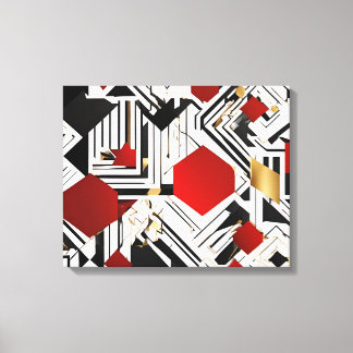 Impressão Em Tela Abstrato geométrico
