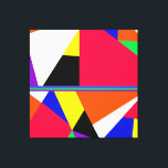 Impressão Em Tela Abstrato Geométrico Colorida de Avryl Fleur<br><div class="desc">Este padrão projetado manualmente foi transferido perfeitamente para qualquer item que você possa imaginar para expressar uma aparência divertida,  moda,  ousada e vintage com qualquer roupa ou em qualquer item em qualquer sala.</div>