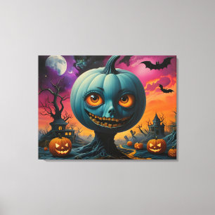 Impressão Em Tela Abstrato Halloween design