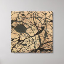 Abstrato Inspirado em Pollock em Santuário
