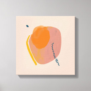 Impressão Em Tela abstrato inspirado na Vintage de meio século insp