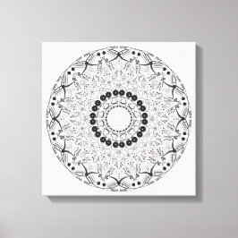 Impressão Em Tela Abstrato mandala design. Vetor orienta