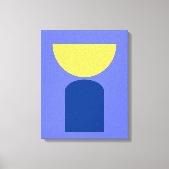 Impressão Em Tela Abstrato Modern Art Geometrics Shapes Sage Green (Frente)