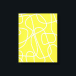 Impressão Em Tela Abstrato Moderna Arte em Amarelo | Artéria<br><div class="desc">Abstrato Modern Line Art in Yellow Canvas Print</div>