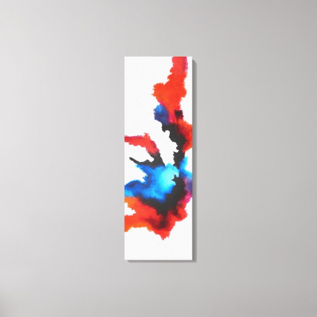 Impressão Em Tela Abstrato moderno Expressionista Sepia Arte acrílic (Frente)