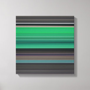 Impressão Em Tela Abstrato nº 1: Verde e cinza