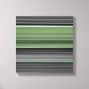 Impressão Em Tela Abstrato nº 1: Verde-oliva e cinza
