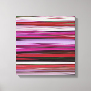 Impressão Em Tela Abstrato nº 2: Desfocamento vermelho