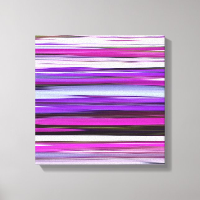Impressão Em Tela Abstrato nº 2: Desfoque roxo (Frente)