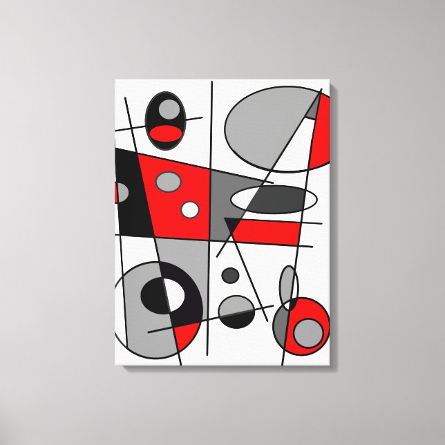 Impressão Em Tela Abstrato nº 35 (Frente)