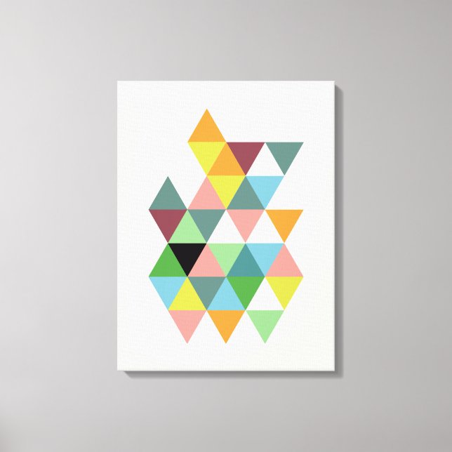 Impressão Em Tela Abstrato nº 585 (Frente)