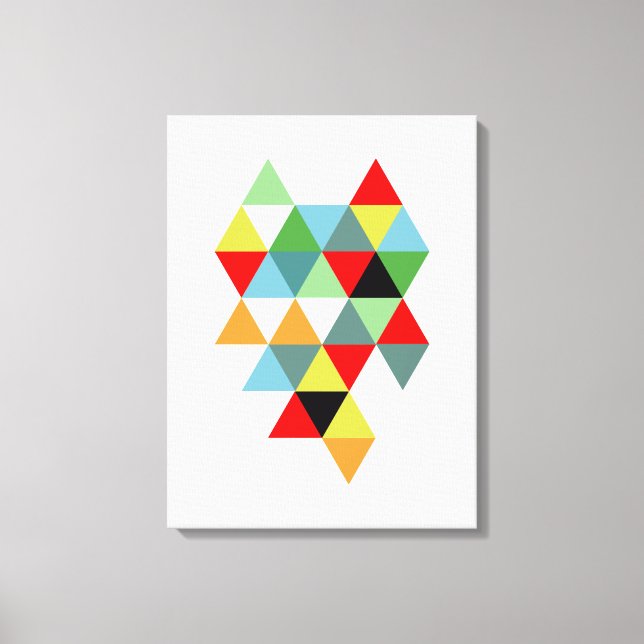 Impressão Em Tela Abstrato nº 593 (Frente)