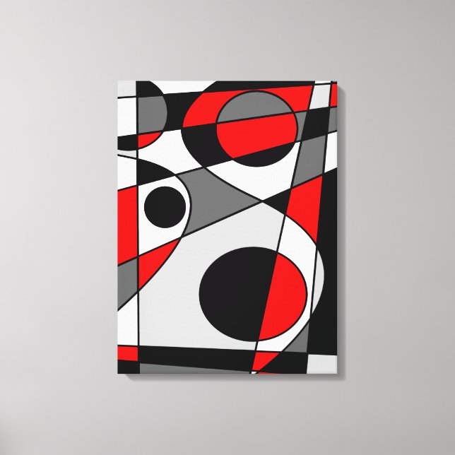 Impressão Em Tela Abstrato nº 73 (Frente)