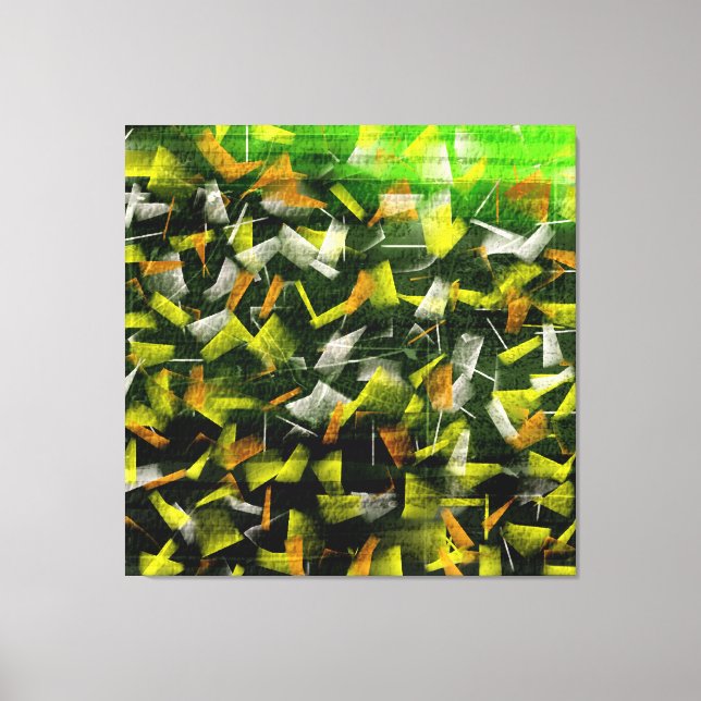 Impressão Em Tela Abstrato Oil & Acrylic Painting 2 (Frente)