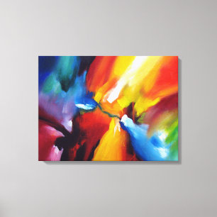 Impressão Em Tela Abstrato: Pintura de Serdar Hizli