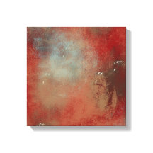Abstrato Red Dourado Blue Art