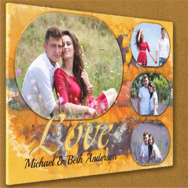 Impressão Em Tela Abstrato Sunset 0612 Art do Amor (Criador carregado)