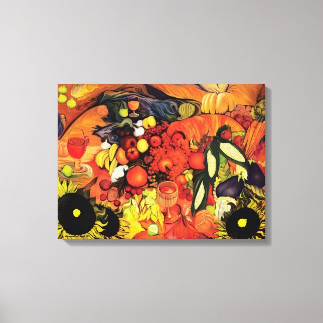 Impressão Em Tela Abundance ~ por Aleta (Frente)