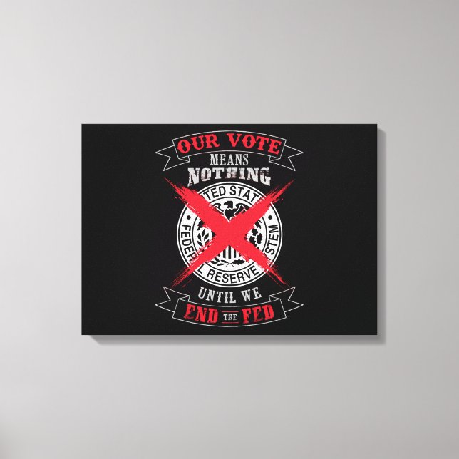 Impressão Em Tela Acabar Com A Arte Da Parede Fed (Frente)