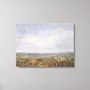 Impressão Em Tela Acampamento militar