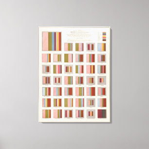 Impressão Em Tela Acomodação da igreja, litografia estatística do