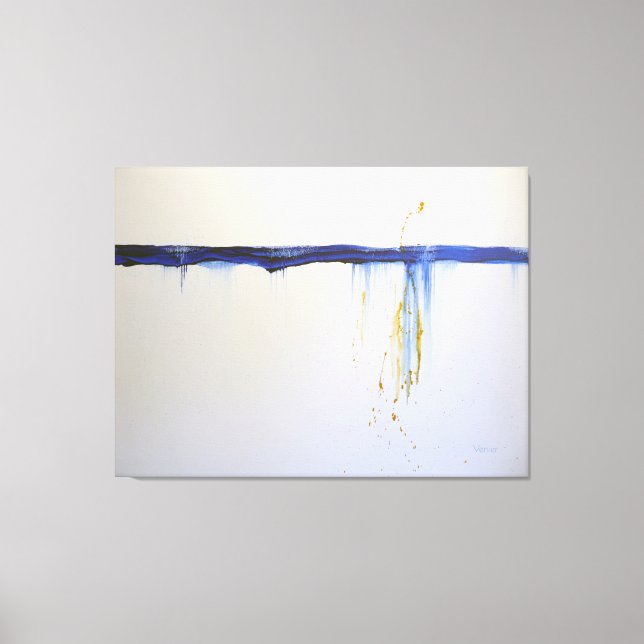 Impressão Em Tela ACORDANDO NO TEMPO, Giclee de Terapia de Arte (Frente)