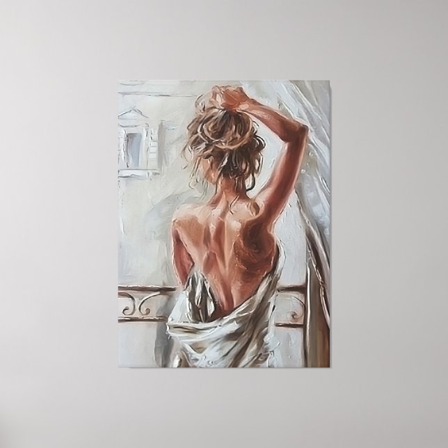 Impressão Em Tela Acordar travesso (Frente)