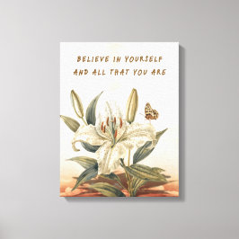 Impressão Em Tela Acredite em si mesmo