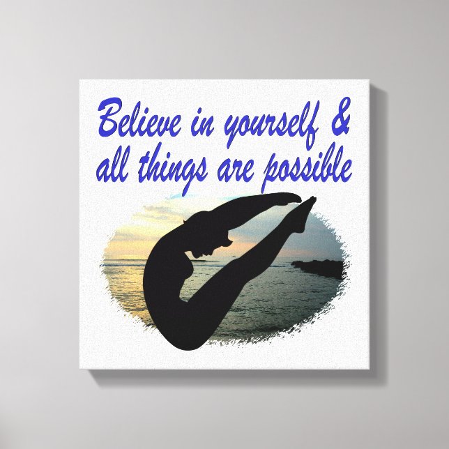 IMPRESSÃO EM TELA ACREDITE EM SONHOS DE SONHOS (Frente)